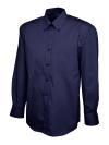 UC701 Mens Pinpoint Oxford Full Sleeve Shirt Navy colour image